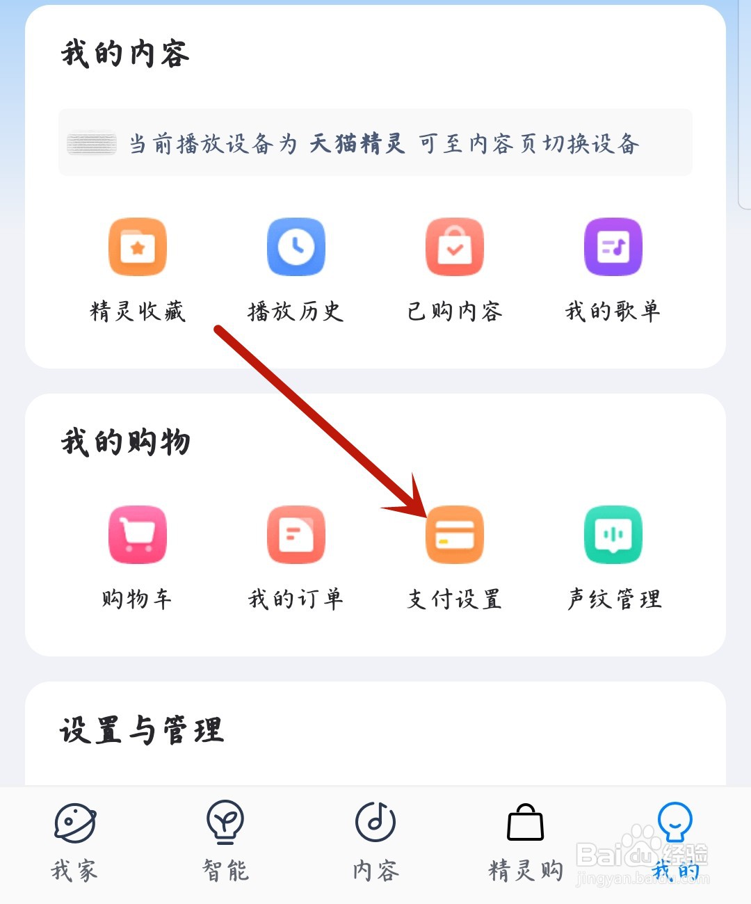 天猫精灵怎么开通免密支付