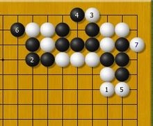 围棋中的大雪崩定式