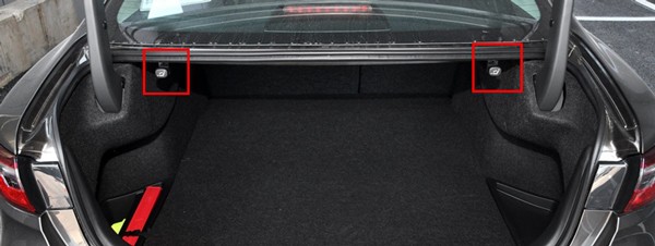 昂克赛拉后排座椅怎么放倒？