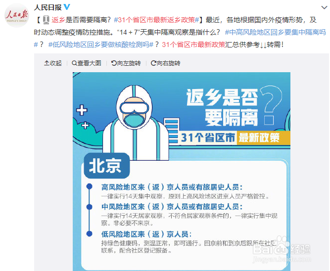 最新31个省区市最新返乡政策怎么查