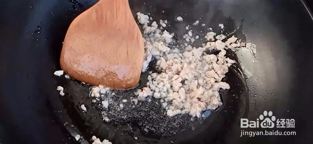 肉沫炒白菜的做法，全程不用加一滴盐