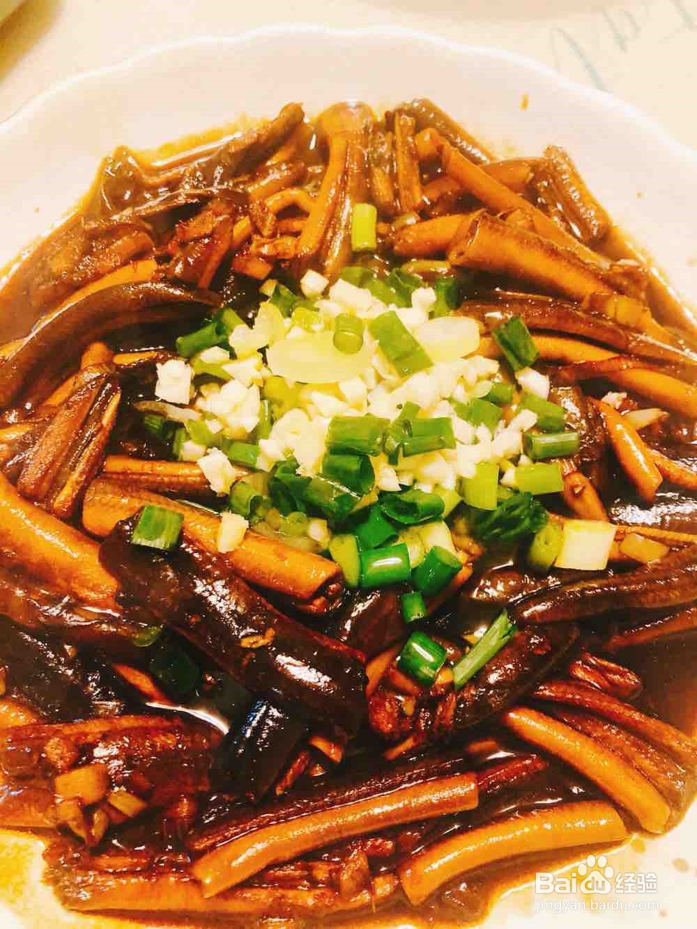 美味的响油鳝丝