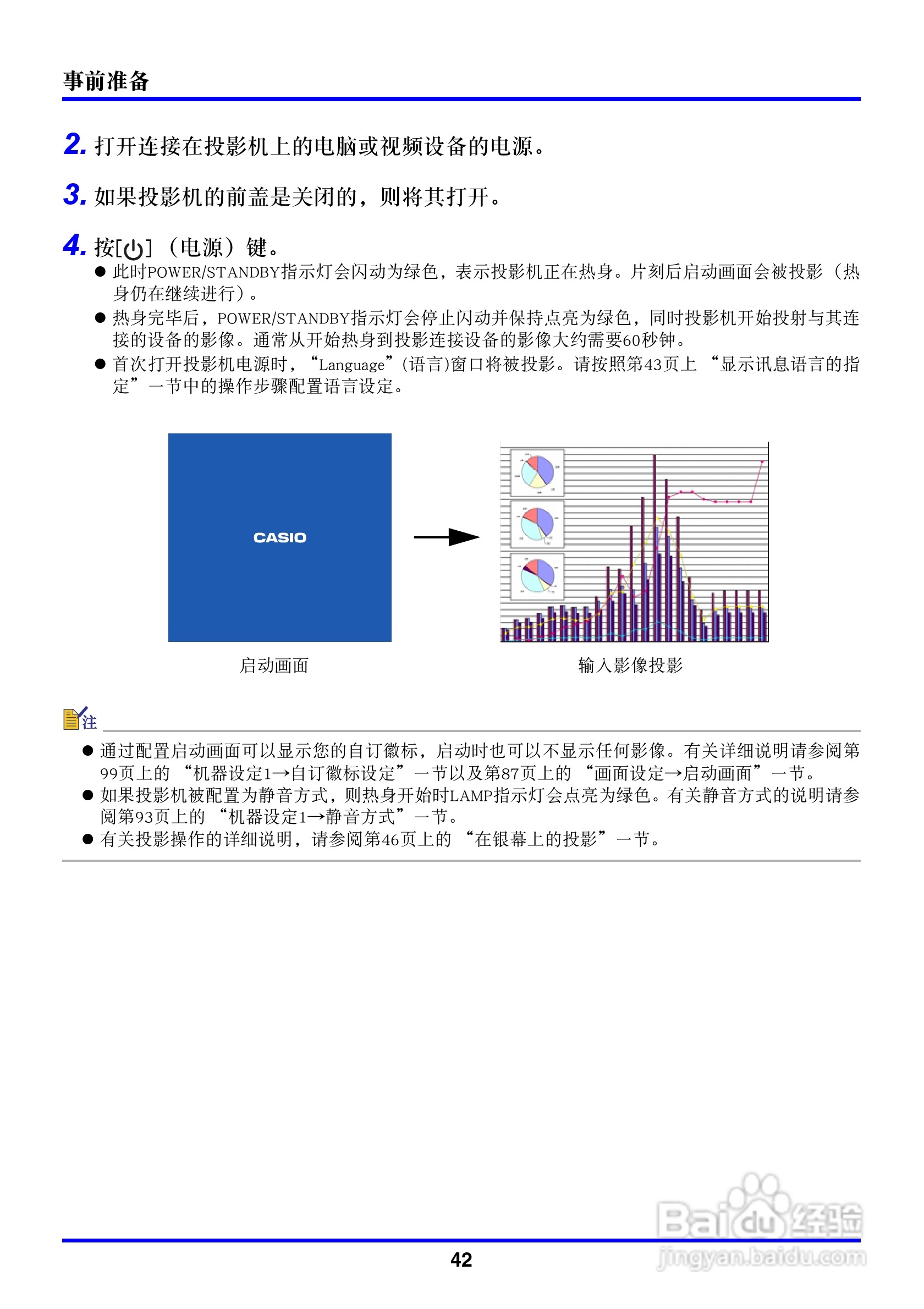 卡西欧数字投影仪XJ-450型使用说明书:[5]