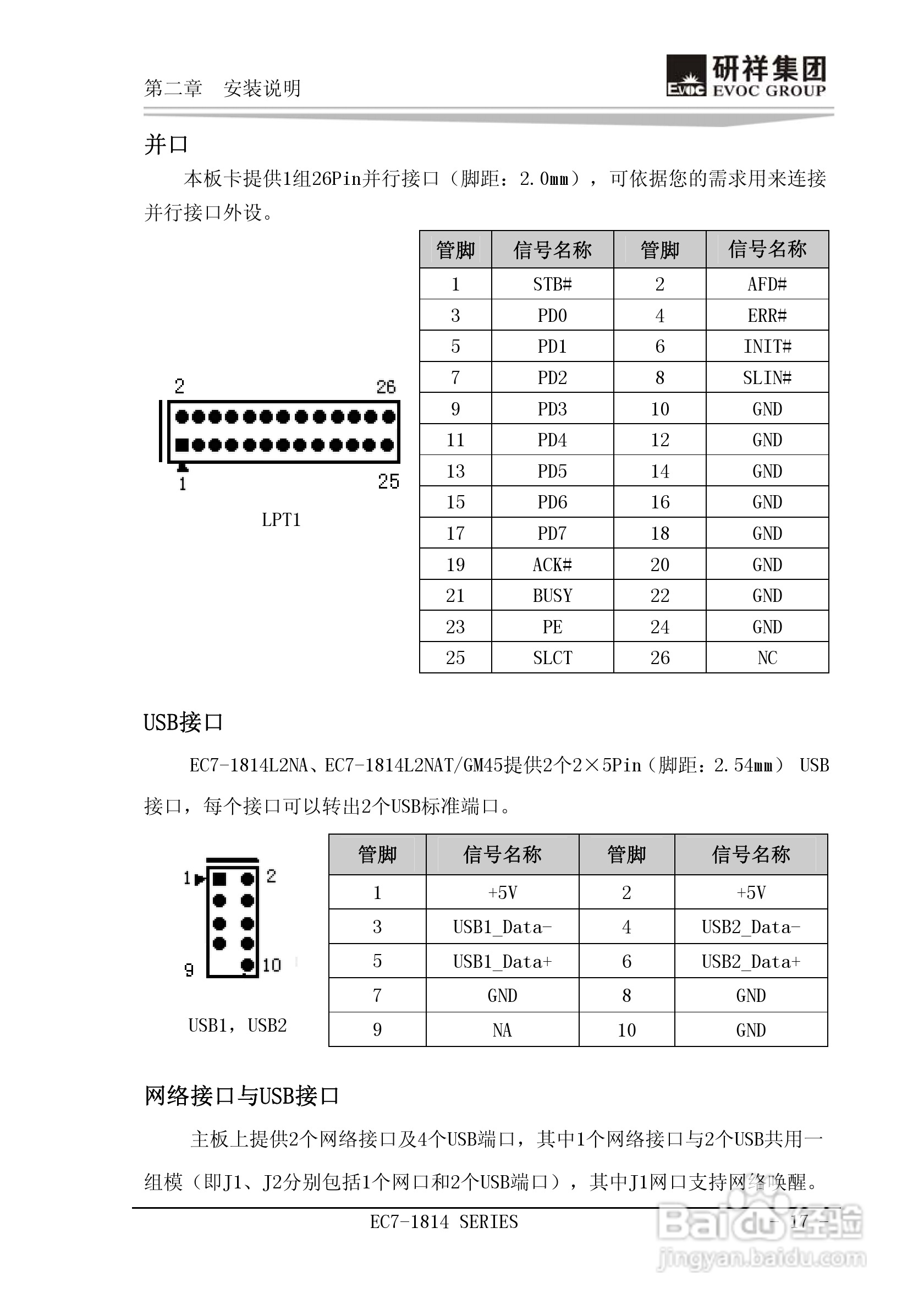 研祥Mini-ITX主板EC7-1814L2NA说明书:[3]
