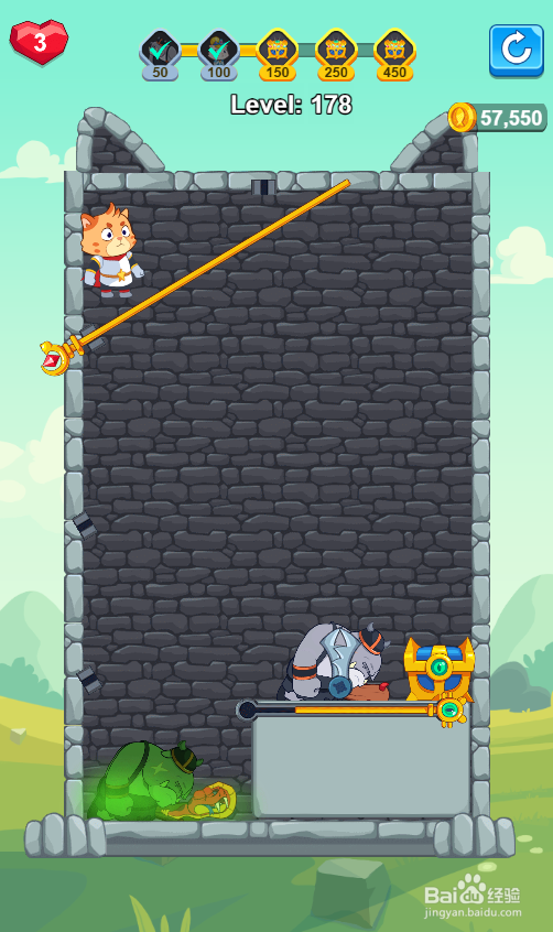 Super Kitty Rescue的Level 178怎样通关?