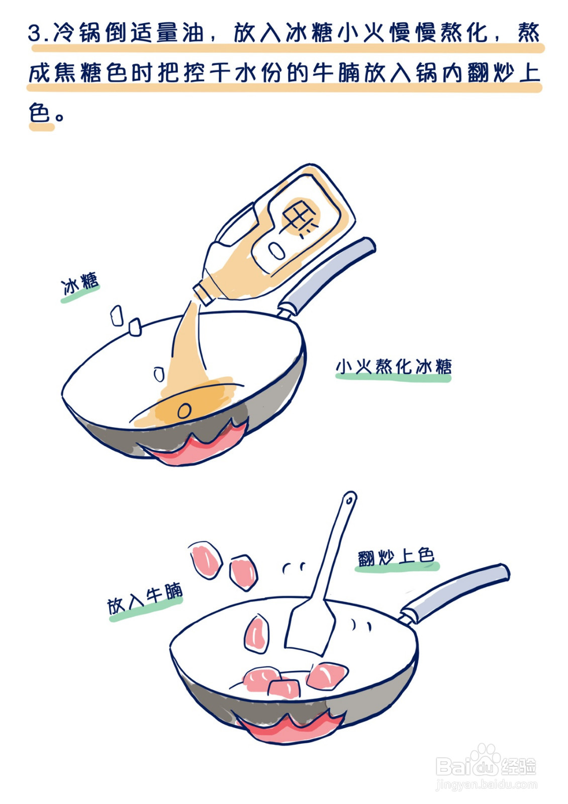 番茄炖牛腩的做法