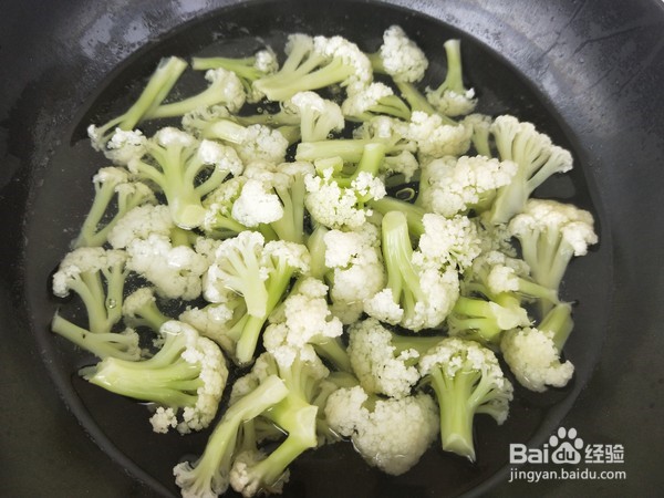 耗油蒜香花菜的做法