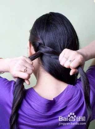 优雅心机侧马尾