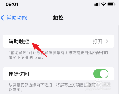 怎样设置苹果手机上的小圆圈