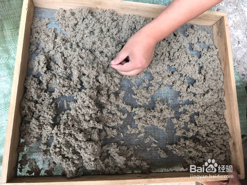 稚艾手工制作艾草绒全过程