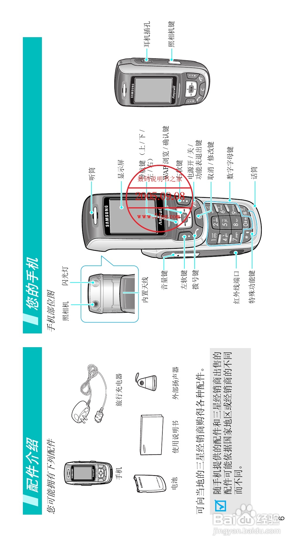 三星SGH-D508手机使用说明书:[1]