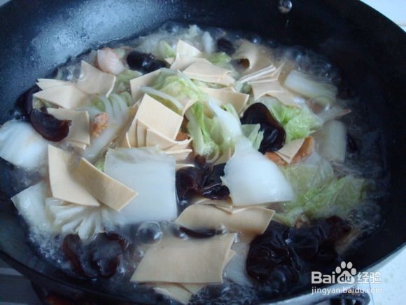 千张白菜乱炖怎么做