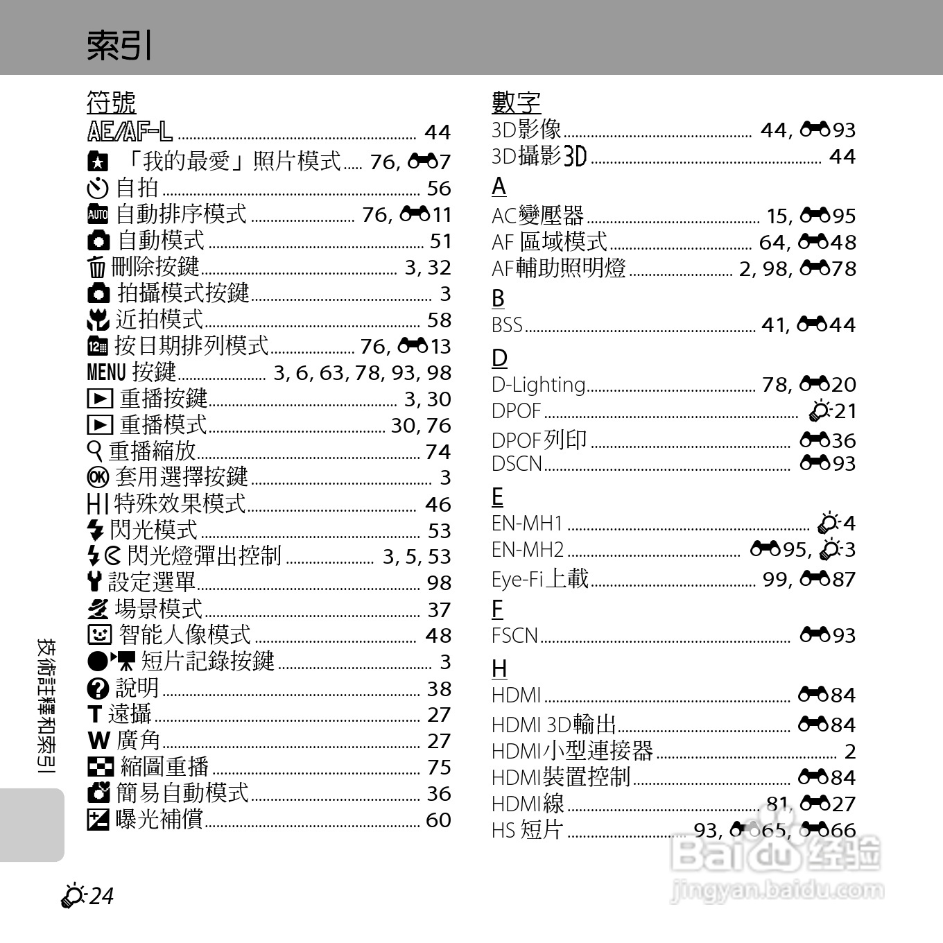 尼康COOLPIX L610数码相机使用说明书:[25]