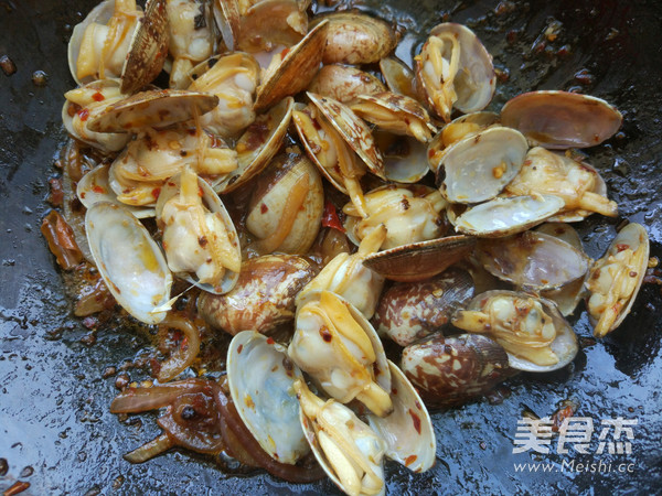 快手辣炒蛤蜊