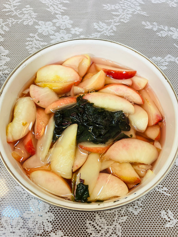 用水果做个菜紫苏桃子姜