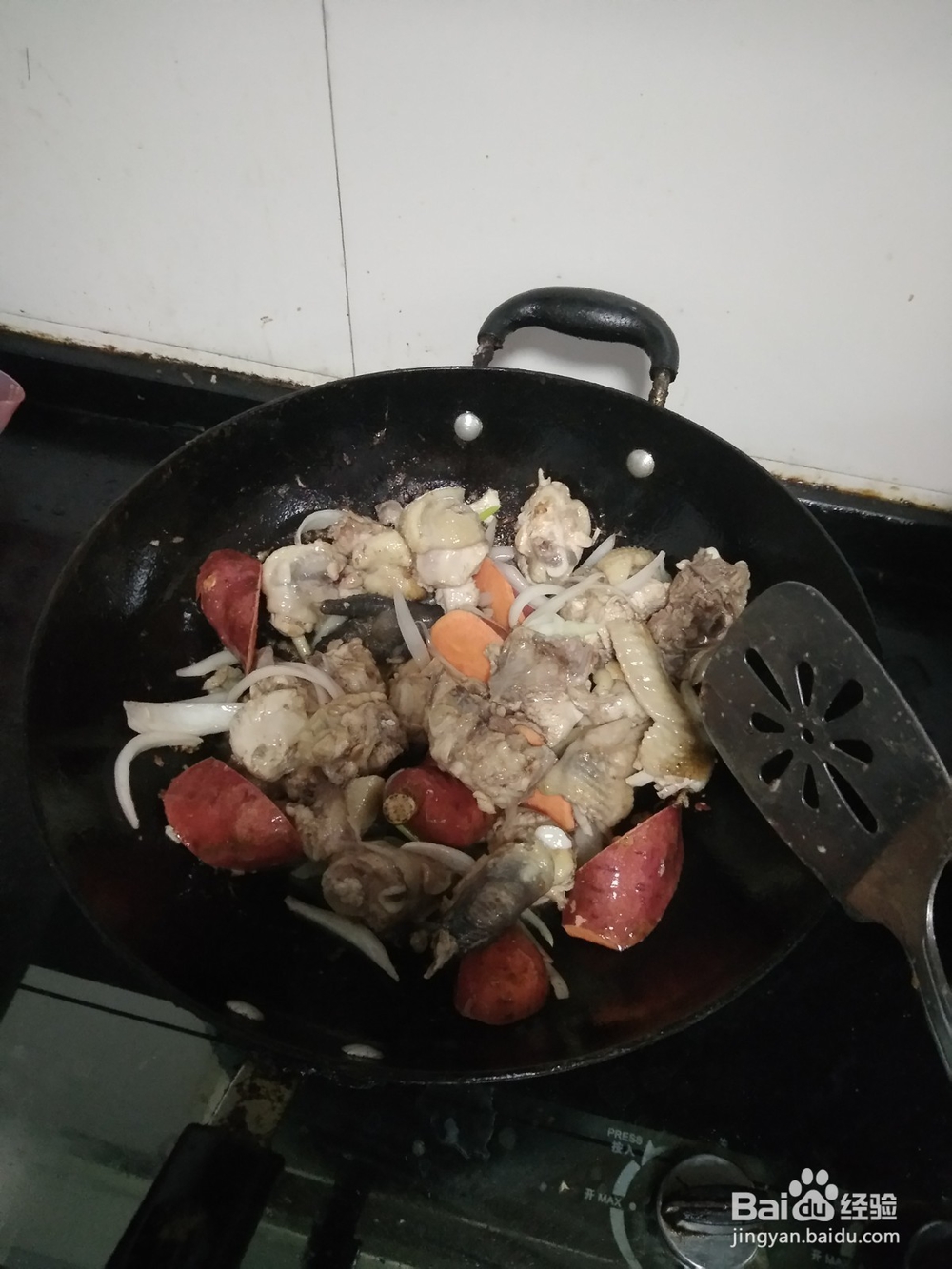 红薯炖仔鸡块
