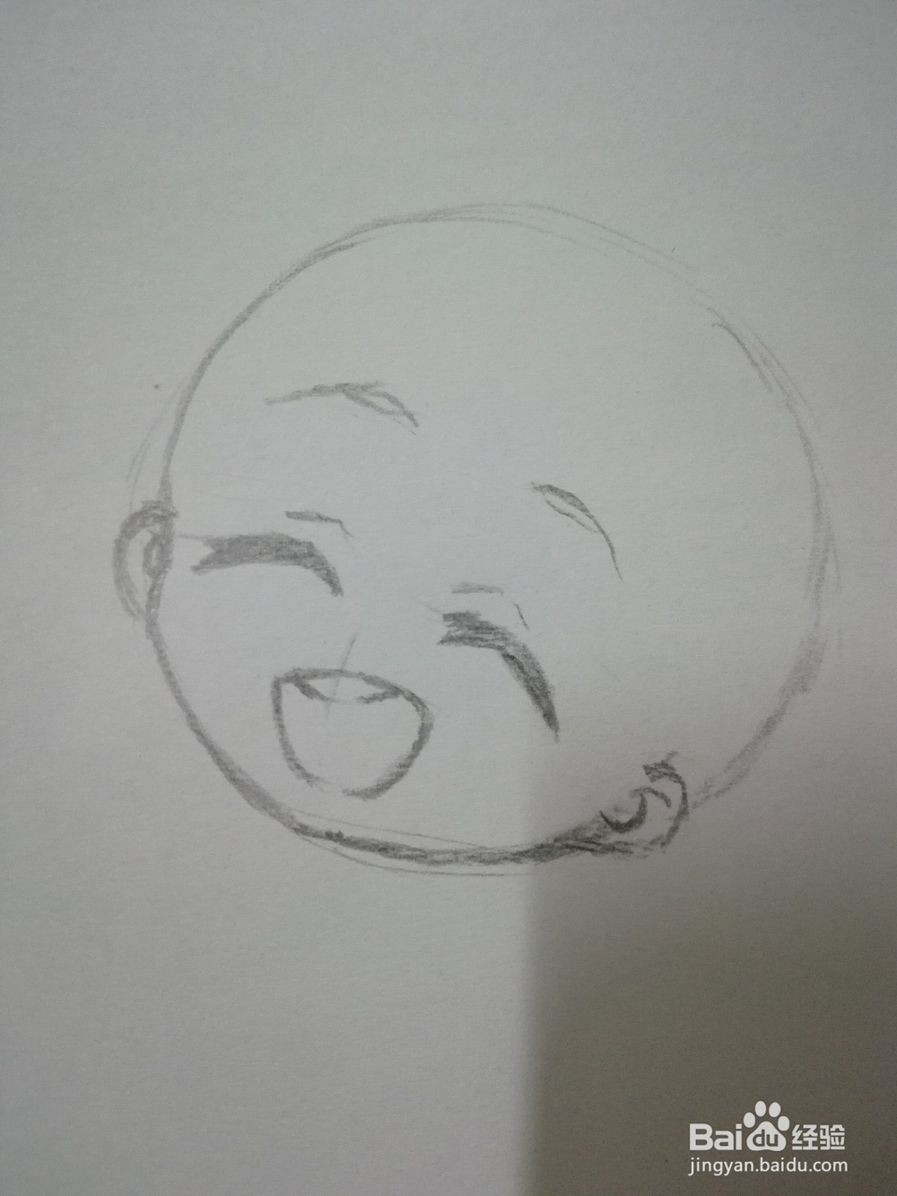 开心的漫画人物头部画法