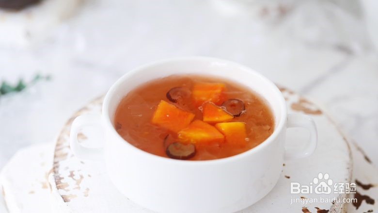 木瓜银耳养颜羹