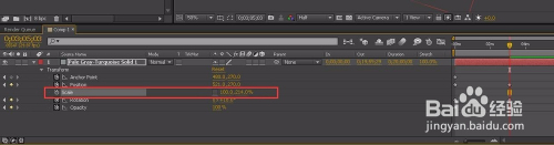 ae怎么对基本信息进行key动画？
