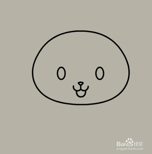 如何画卡哇伊小猫咪的简笔画