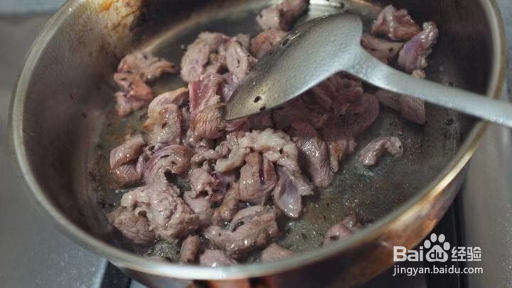 简单炒羊肉的做法
