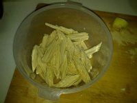 自制海米腐竹白菜