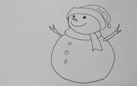 冬天里有什么东西可以用画画表达
