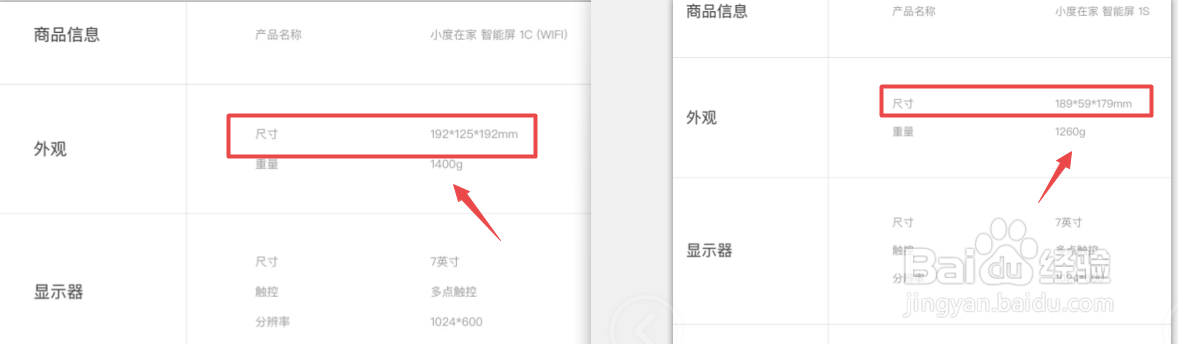 小度1c和1s有什么区别