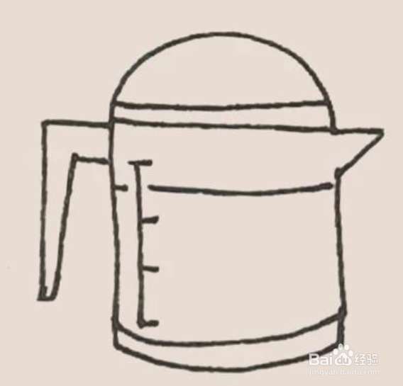 高大上油壶简笔画