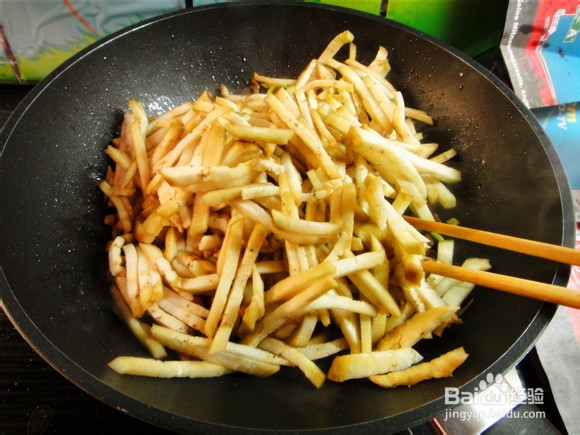 里脊肉炒茄丝