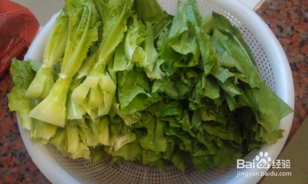 素食家常菜--腐乳炒油麦