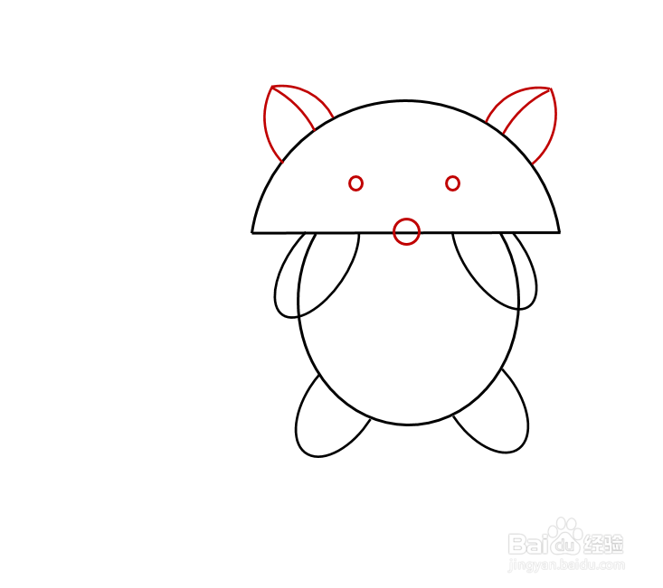 儿童简笔画---如何小浣熊