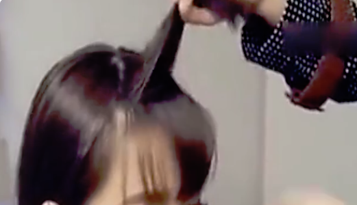 普通斜刘海怎么打理