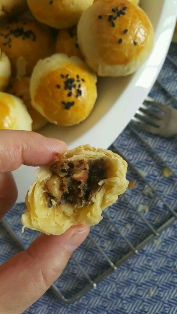 咸味核桃酥皮月饼