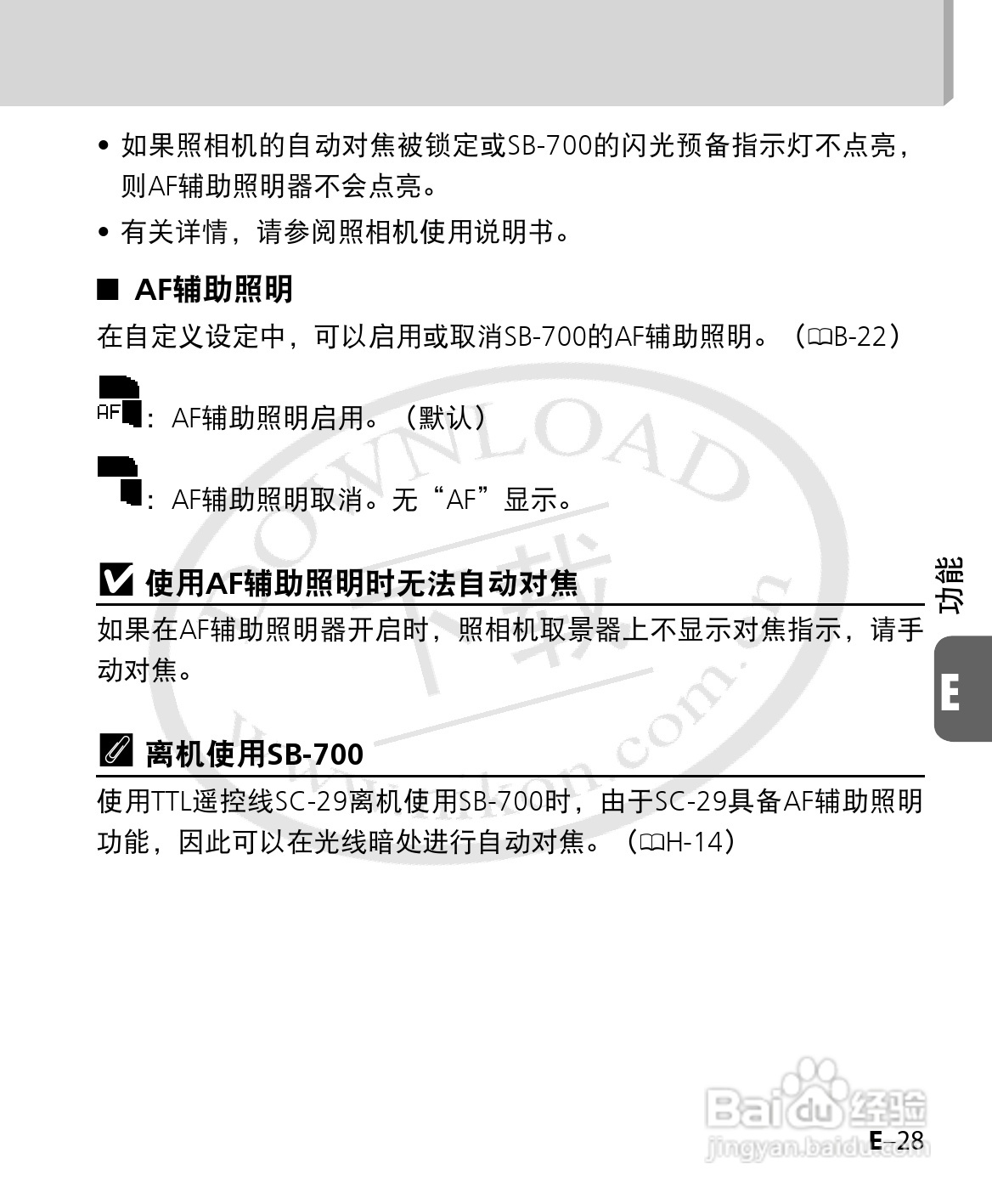尼康SB-700数码相机使用说明书:[12]
