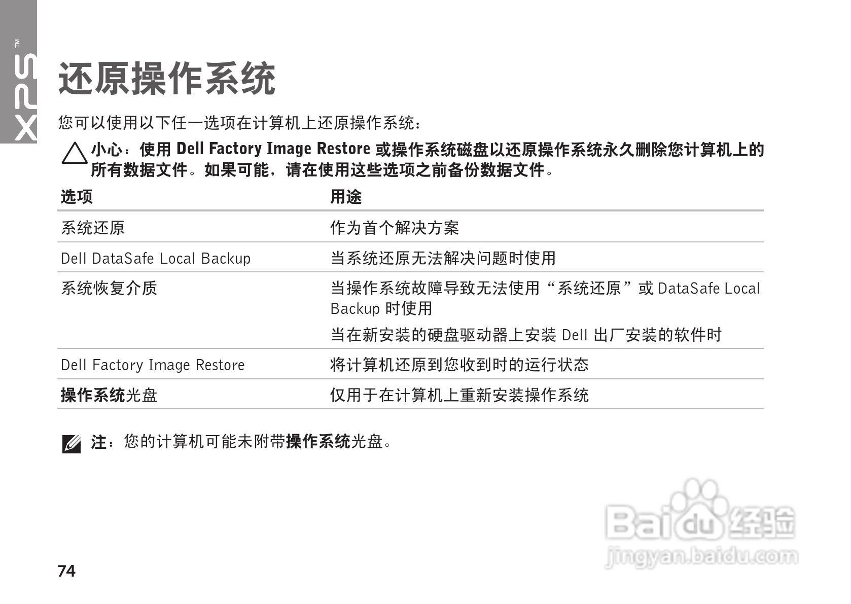 戴尔XPS L502X笔记本电脑使用说明书:[8]