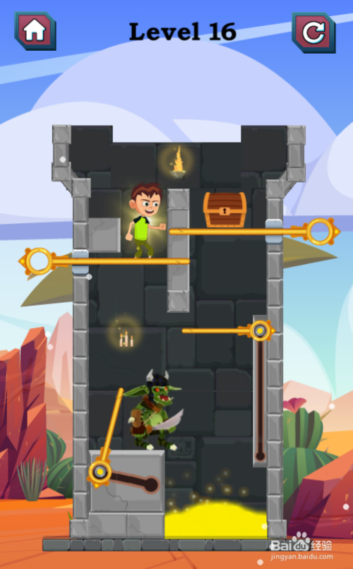 Super Hero Ben10的Level 16如何通关