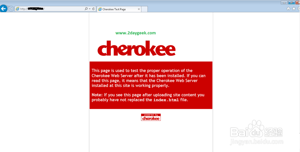 Linux怎么安装和配置 Cherokee Web服务器