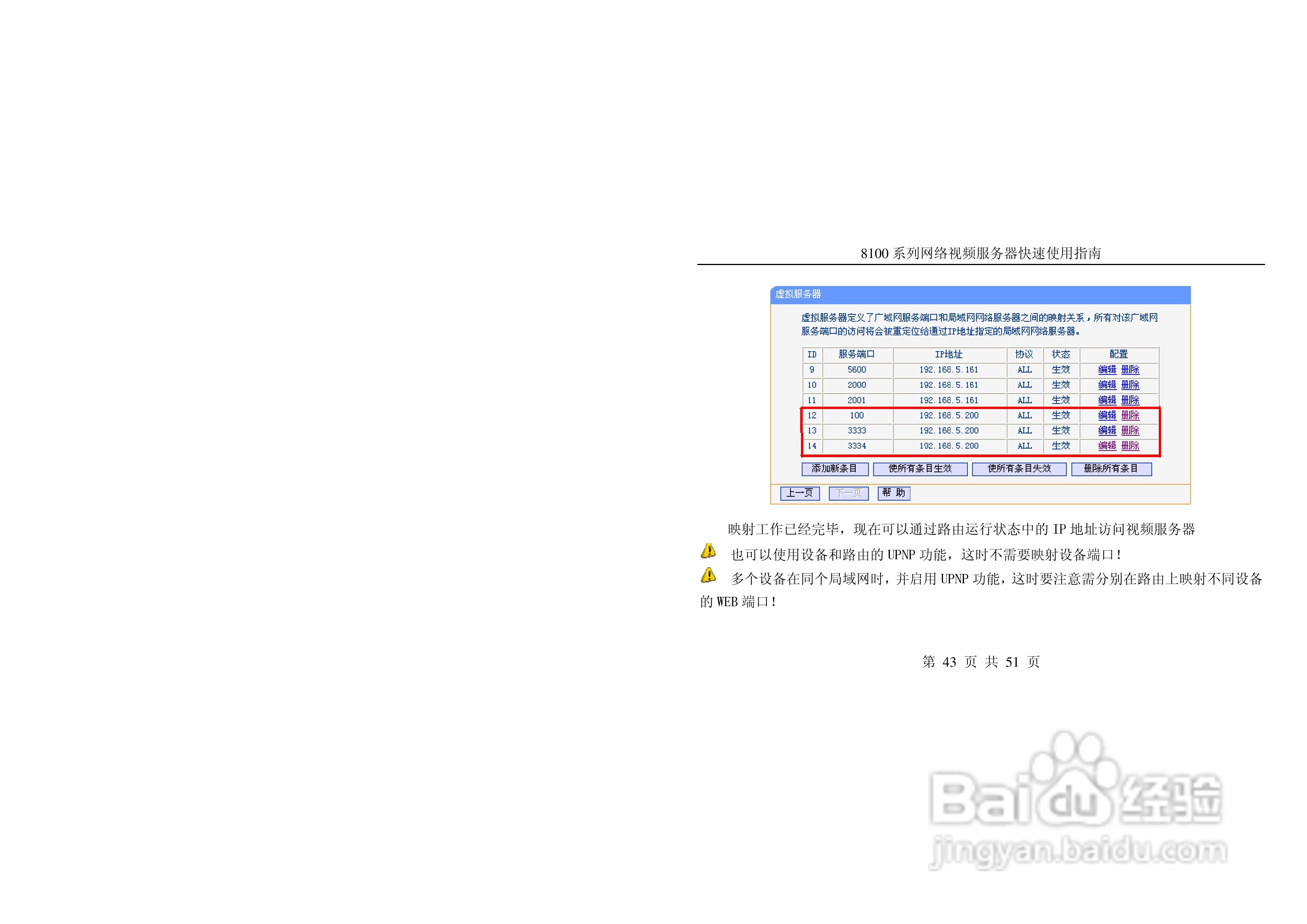 亚安8100系列网络视频服务器使用手册:[5]