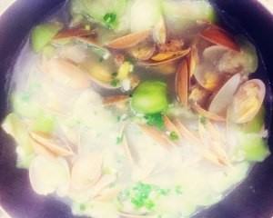 如何做丝瓜花甲汤