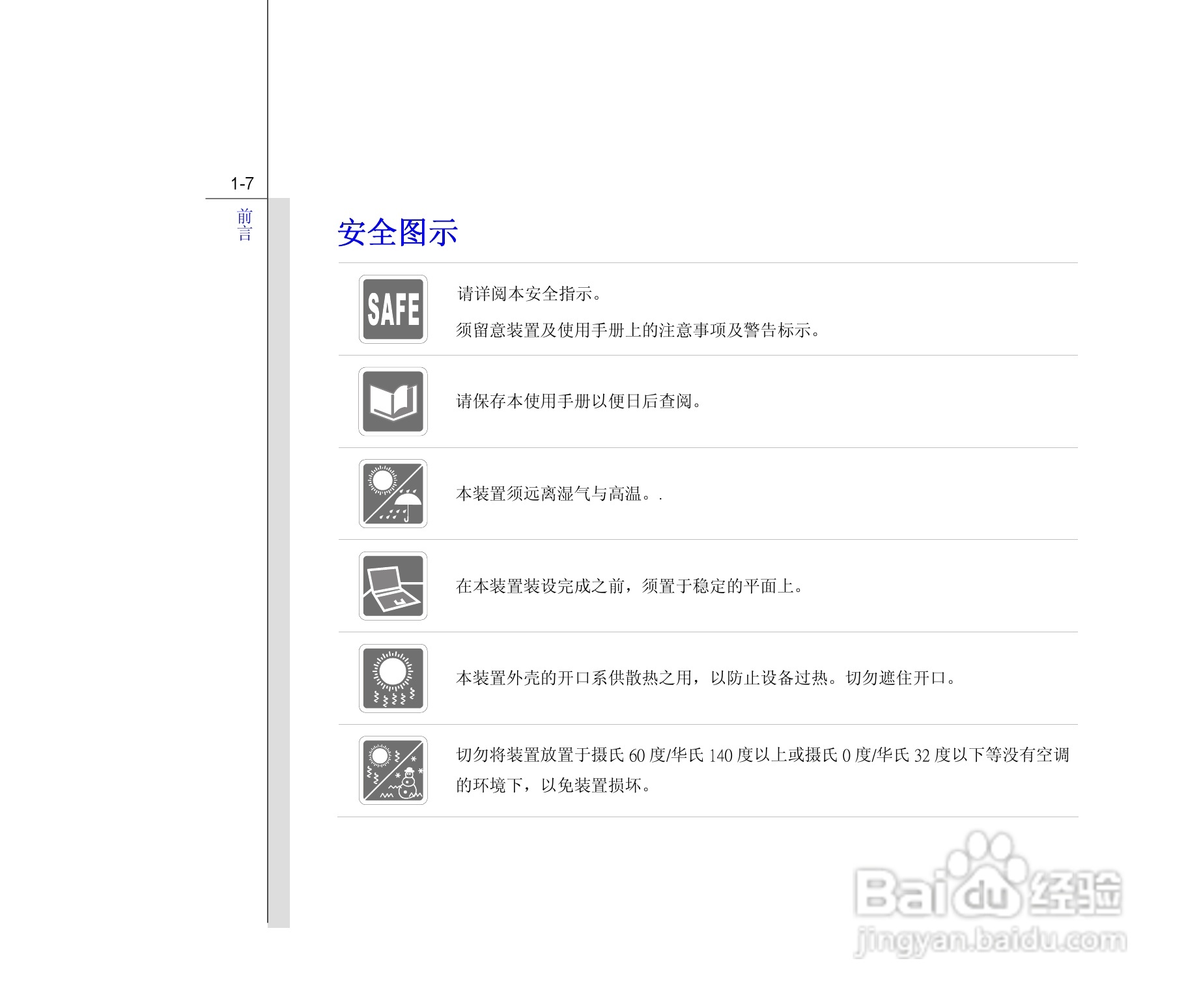 微星MSI CX620笔记本电脑使用说明书:[1]