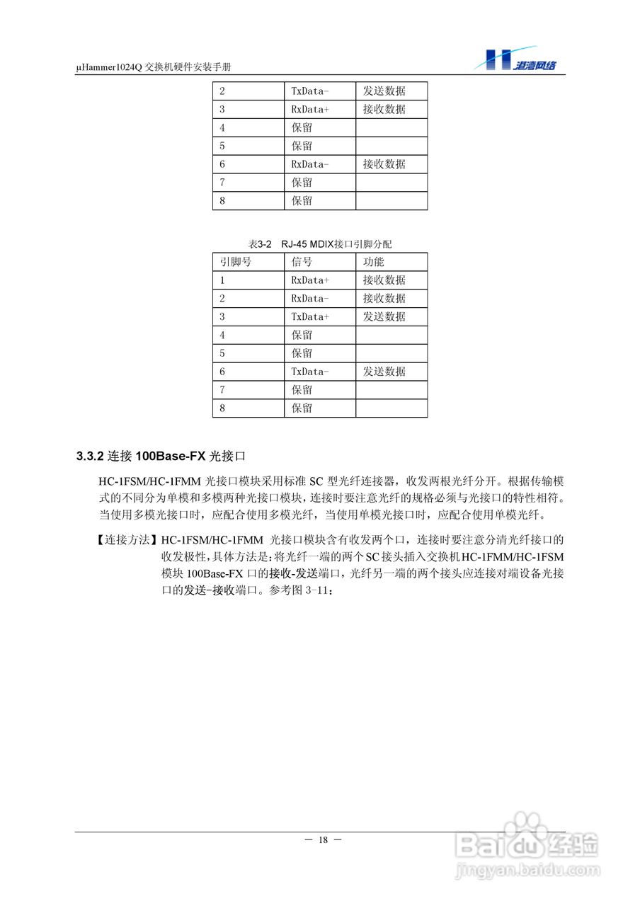 港湾网络交换机Hammer1024Q型说明书:[3]