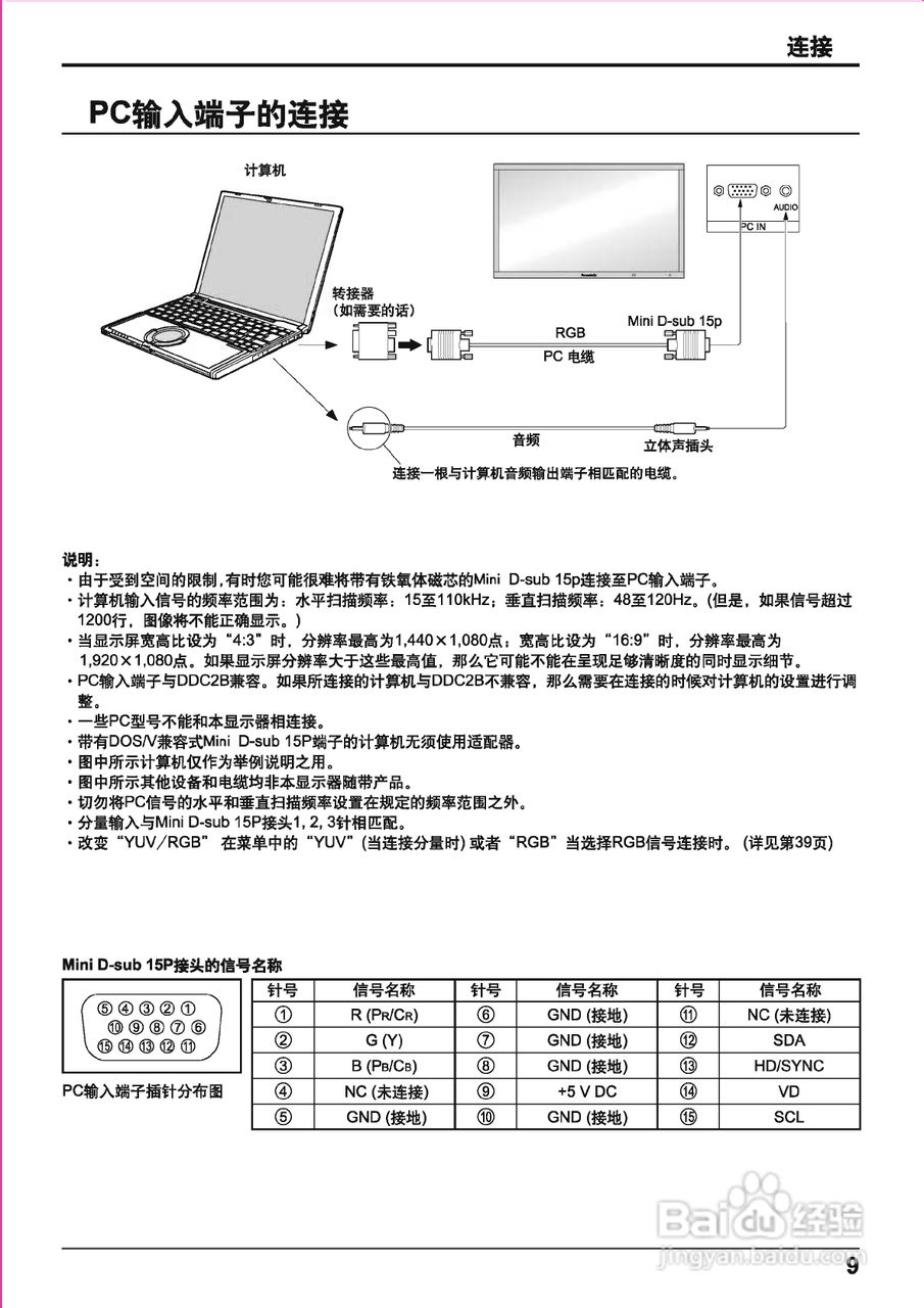 松下高清等离子电视TH-103PF10CK型使用说明书:[1]