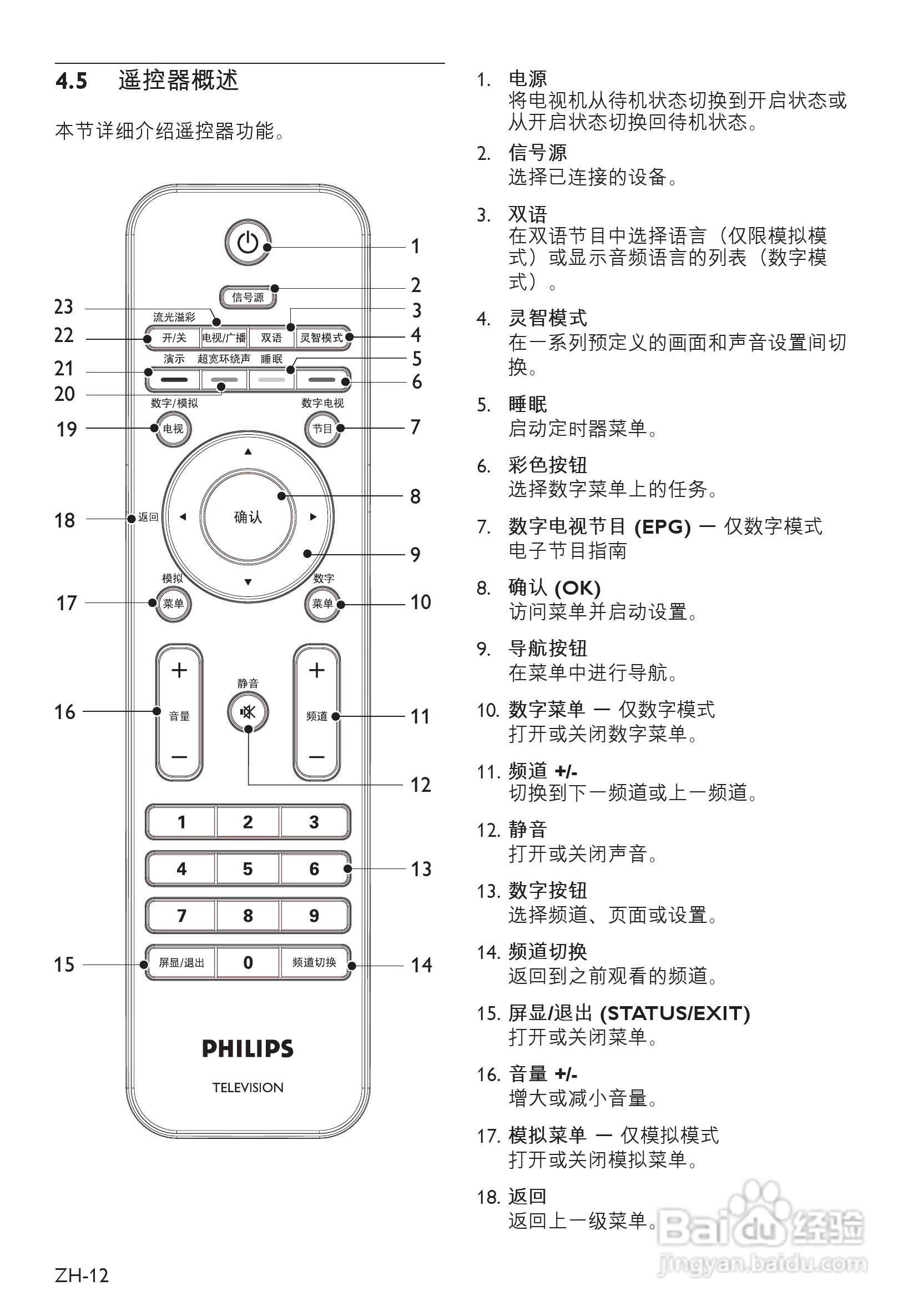 飞利浦42PFL8803D液晶彩电使用说明书:[2]