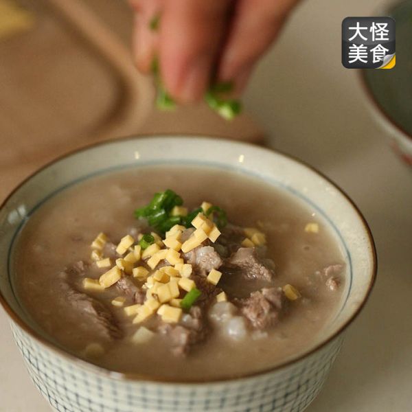 生滚芝士牛肉粥