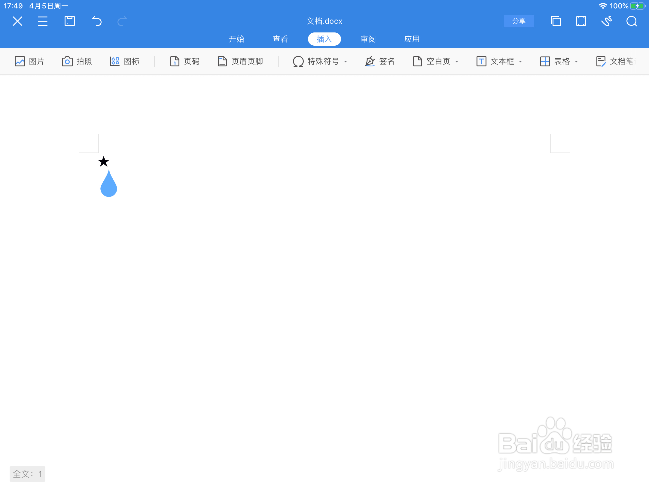 如何在WPS中插入特殊符号