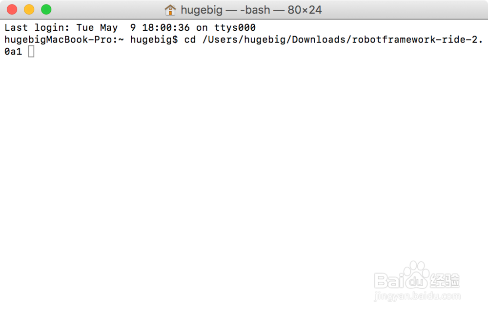 Mac下安装Robot Framework