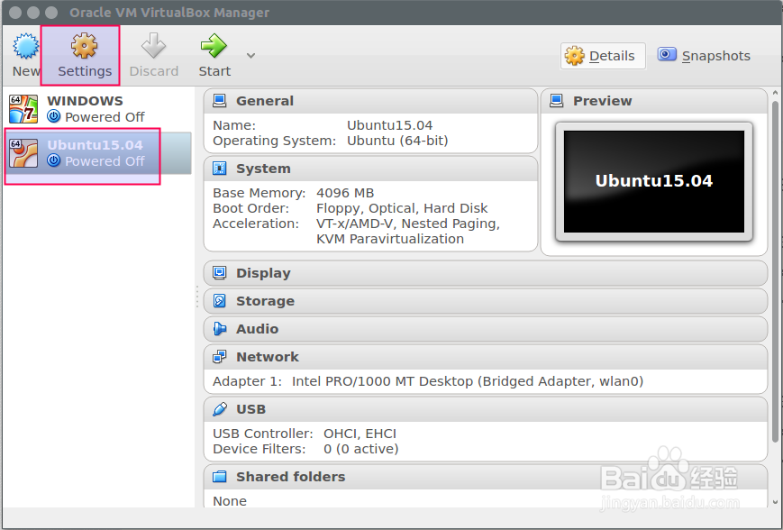 19. Virtualbox对Ubuntu15.04虚机设置共享目录