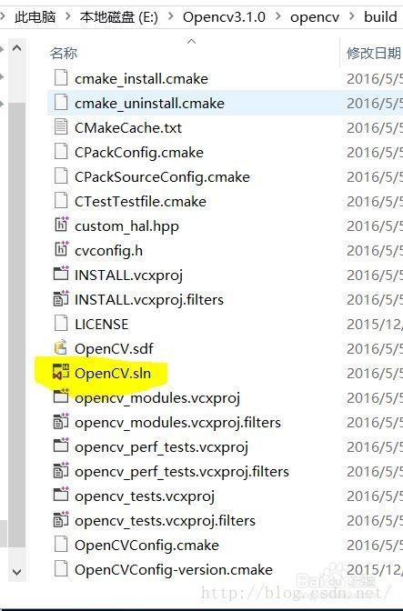 图解opencv3.1 + cmake3.5.2 + vs2015 配置