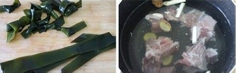 自制扭结海带排骨汤